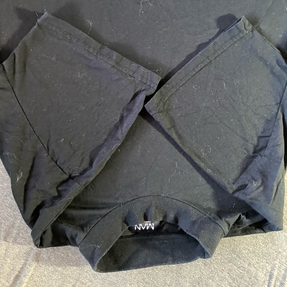 Black Turtle Neck T-Shirt